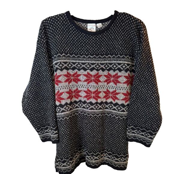 M.J. Carroll Sweaters - M.J. Carroll Fair Isle‎ Holiday Cardigan Size Medium Vintage